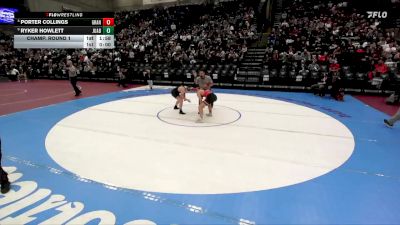 3A 175 lbs Champ. Round 1 - Ryker Howlett, Juab vs Porter Collings, Grantsville