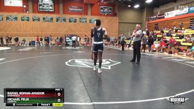 184 lbs Cons. Round 4 - Rafael Roman-Amador, Bakersfield vs Michael Felix, Cerritos