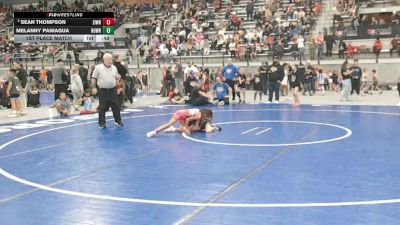 57 lbs 1st Place Match - Melanny Paniagua, HotShots Wrestling vs Sean Thompson, Zillah Wrestling