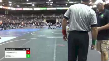 113 lbs Consi Of 32 #2 - Joshua Alvarado, Reign - Semper Fi Wc vs Cooper Riley, Frontier High School