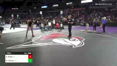 170 lbs Consi Of 32 #2 - Elijah Shaw, Bella Vista (SJ) vs Ricardo Trevino,  Central (CS)