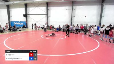 29 kg Rr Rnd 1 - Chloe Rios, MGW Jaw Breakers vs Maddie Kurzynowski, NJ Select