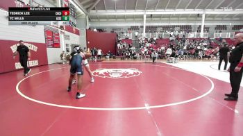 190 lbs 3rd Place - Tedrick Lee, Christopher Columbus vs TC Wills, All Saints Episcopal