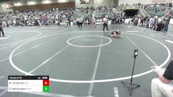 50 lbs Round Of 16 - Macklin Andersen, 208 Spartans vs Deklan Mondragon, Ravage WC