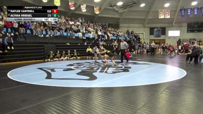 115 lbs Cons. Round 2 - Kaylee Cantrell, Vinton-Shellsburg vs Alyssa Kriegel, South Tama