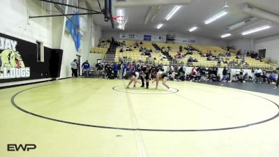 125 lbs 3rd Place - Valeria Leal Matos, Broken Arrow Girls HS vs Jaylie Brose, Sapulpa HS Girls
