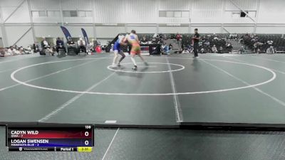 138 lbs Round 1 (8 Team) - Cadyn Wild, Iowa vs Logan Swensen, Minnesota Blue