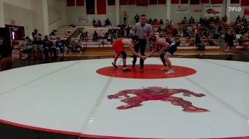 132 lbs Round 1 (6 Team) - Cahlan Kaberline, Onaga HS vs Gus Rusche, Seneca-Nemaha Central HS