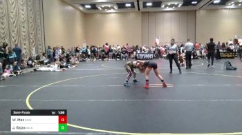 90 lbs Semifinal - William Max, Savage House WC vs Joseph Bajza, Bald Eagle WC