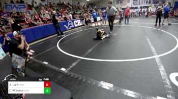 40 lbs Rr Rnd 1 - Able Dart, Midwest City Bombers Youth Wrestling Club vs Colt Williams, Choctaw Ironman Youth Wrestling