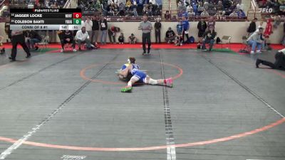 95_B lbs Consi Of 8 #1 - Jagger Locke, North East vs Coleson Santi, Yough