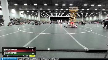 160 lbs Cons. Round 1 - Oliver McPeek, IL vs Robert Rocha, TX