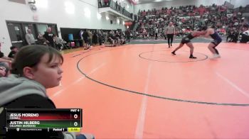 190 lbs Cons. Round 2 - Jesus Moreno, Connell vs Justin Hilberg, Columbia (Burbank)