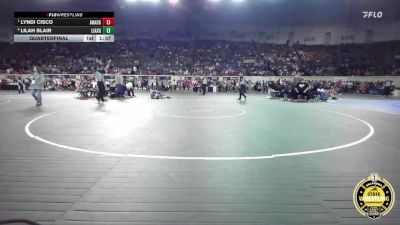 G5A-155 lbs Quarterfinal - Lyndi Cisco, Anadarko-Girls vs Lilah Blair, Little Axe-Girls