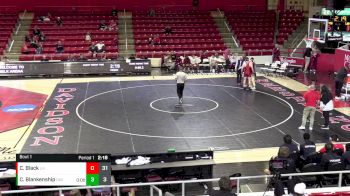197 lbs Finals (2 Team) - Cameo Blankenship, Davidson vs Cael Black, Lock Haven
