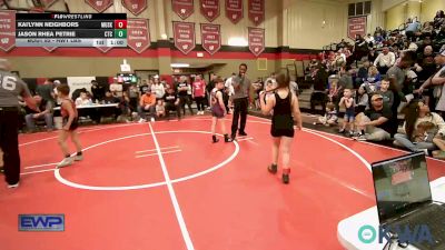 Consolation - Kai'lynn Neighbors, Muskogee Rougher Youth Wrestling vs Jason Rhea Petrie, Chandler Takedown Club