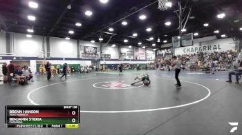 132 lbs Semifinal - Brenn Hanson, Vista Murrieta vs Benjamin Steria, Chaparral