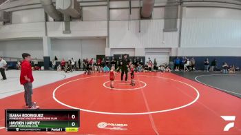 52 lbs Quarterfinal - Hayden Harvey, Amped Wrestling Club vs Isaiah Rodriguez, Fitness Fight Factory Wrestling Club