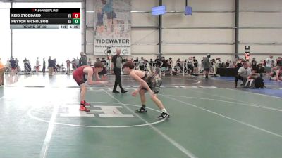 132 lbs Round Of 32 - Reid Stoddard, VA vs Peyton Nicholson, GA