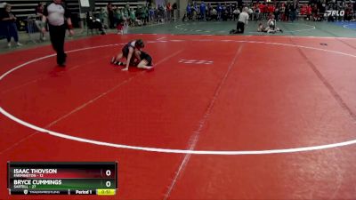 84 lbs Semis (4 Team) - Bryce Cummings, Sartell vs Isaac Thovson, Farmington