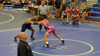 184 lbs Round 3 - Tyrell Riley, NY vs Allan Schultz, Team Niagara