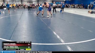 Elite 285 lbs Cons. Round 2 - Makota Misgen, Minnesota State Mankato vs Miguel Perez Diaz, Southeast Community College