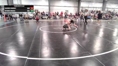 150 lbs Round 3 (16 Team) - Ryder Rezac, Ogallala vs Kaden Kimzey, Central