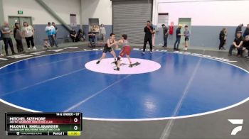 97 lbs Round 1 - Maxwell Shellabarger, Dillingham Wolverine Wrestling Club vs Mitchel Sizemore, Arctic Warriors Wrestling Club