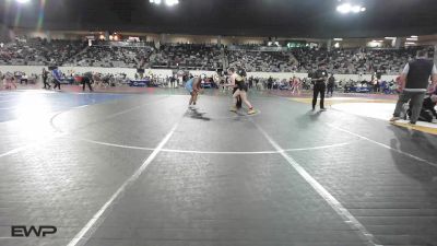 160 lbs Consi Of 16 #2 - Avery Smith, Sand Springs Jr High vs Elena Morales, Enid Junior High