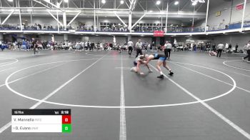 157 lbs Quarterfinal - Vince Mannella, Prtc vs Dylan Evans, Unattached-Pittsburgh