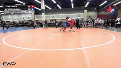 285 lbs Round Of 32 - Logan O'Brien, Hill Country Wildcats Wrestling Club vs Alfred Hendricks, Frisco High School Wrestling