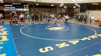 126 lbs Cons. Round 4 - Peter Kabene, West Aurora vs Landon Ege, Unattached