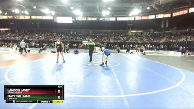 120 lbs Cons. Round 4 - Matt Williams, Lakeland vs Landon Lavey, Crook County