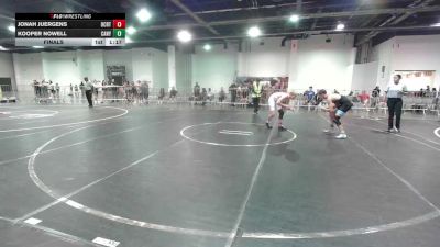 126 lbs Final - Jonah Juergens, Ocrtc vs Kooper Nowell, Canyon View Falcons