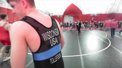 175 lbs Cons. Round 2 - Carter Bighley, Victory School Of Wrestling vs Colton Tollefson, Excel Wrestling