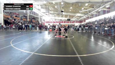 126 lbs Consolation - Dominic Staunton, Wellesley vs Brayton Carbone, Shawsheen