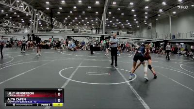 107 lbs Round 6 (8 Team) - Lilly Henderson, Cordoba Trained vs Alyn Capen, Crown City Queens Blue