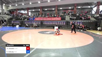 101 lbs Round Of 16 - Elizabeth Dosado, Cumberlands (Ky.) vs Abbeygael Cabuag, Vanguard (Calif.)
