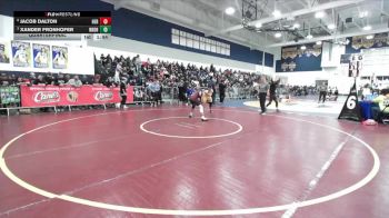 144 lbs Quarterfinal - Xander Fronhofer, Nordhoff vs Jacob Dalton, Heritage