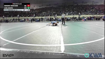 119 lbs Round Of 16 - Hendrix Newcomb, Shelton Wrestling Academy vs Axel Booth, Sperry Wrestling Club