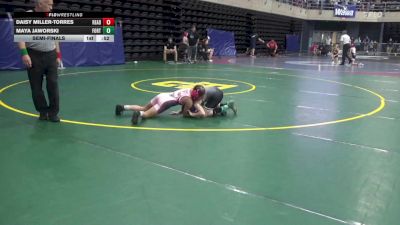84 lbs Semifinal - Daisy Miller-Torres, Reading vs Maya Jaworski, Forty Fort