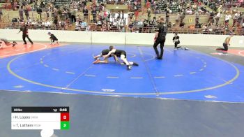 80 lbs Consi Of 8 #2 - Hudson Lopes, Garage Grapplers Wrestling vs Trevin Lathem, Pedraza Wrestling