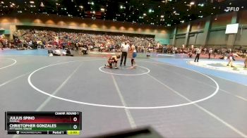 165 lbs Champ. Round 1 - Julius Spino, Madras vs Christopher Gonzales, Pittsburg Senior