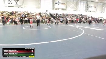 41 lbs Cons. Round 2 - Oliver Enright, Pal-Mac Wrestling Club vs Kole Windnagle, Akron Wrestling Club