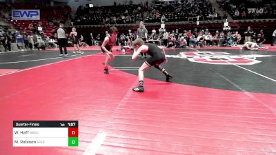 70 lbs Quarterfinal - William Haff, Wagoner Takedown Club vs Michael Robison, Sperry Wrestling Club