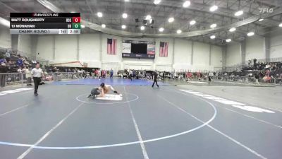 125 lbs Champ. Round 1 - Matt Dougherty, Onondaga Community College vs Tj Monahan, Utica