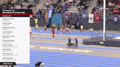 High School Girls' 800m, Finals 2