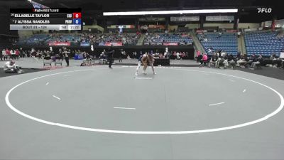 124 lbs Champ. Round 2 - 7 Alyssa Randles, Providence vs Ellabelle Taylor, Evergreen State