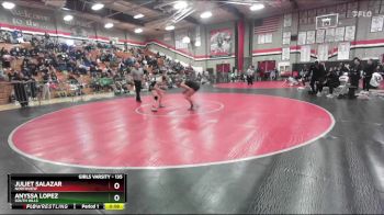 135 lbs Cons. Semi - Anyssa Lopez, South Hills vs Juliet Salazar, Northview