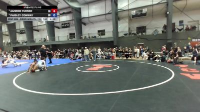 Junior Girls FS - 115 lbs Cons. Semis - Jazmine Turner, CA vs Paisley Conway, OR